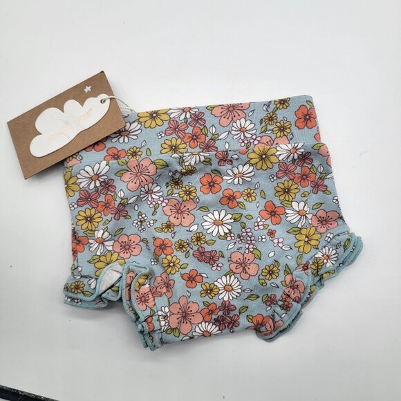 ANGEL DEAR Baby 0-3M High Waist Floral Shorts Bottoms NWT - Picture 2 of 4